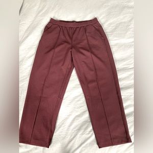 LOFT Dress Pants (L) Lightweight in Maroon